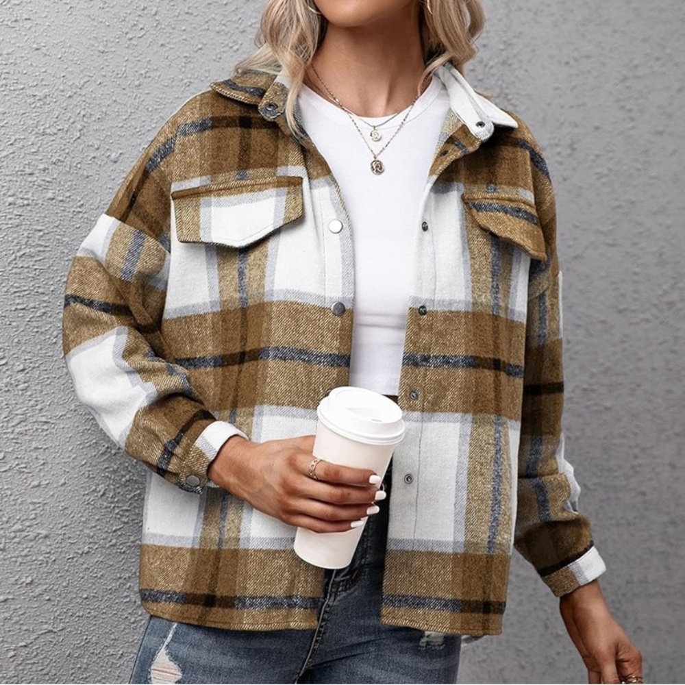 Plaid Utility Jacket